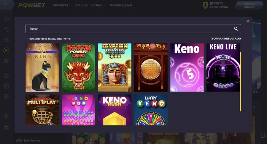 powbet keno