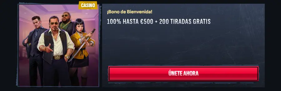 bono de bienvenue mafia casino
