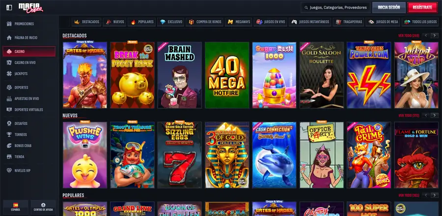 juegos mafia casino