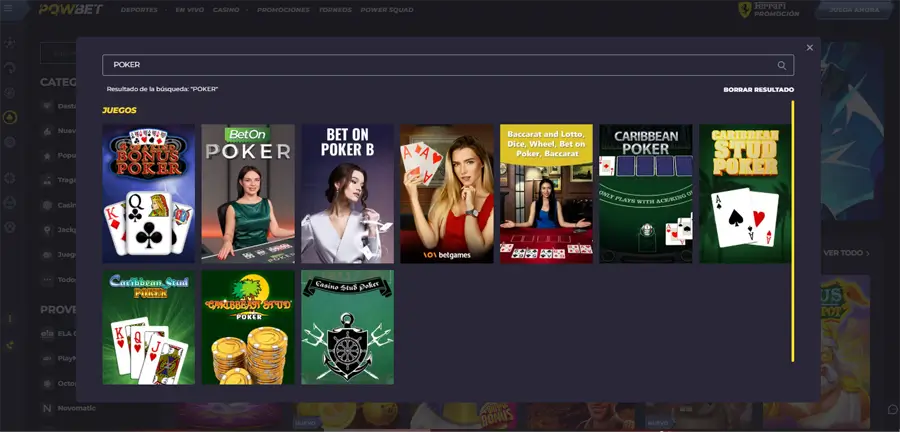 powbet poker online