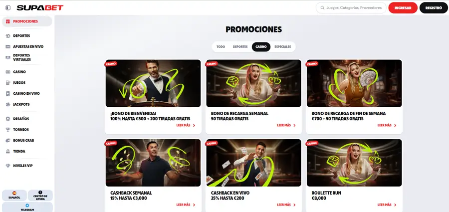 supabet promociones