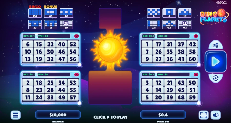 Comprar cajas en el Bingo