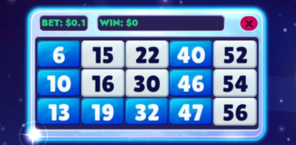 Marcar números en el Bingo