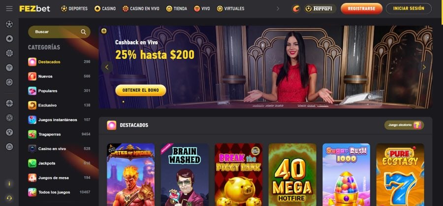 El nuevo casino Fezbet