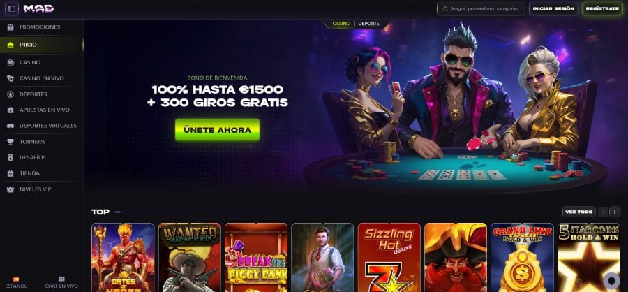 El nuevo casino Mad