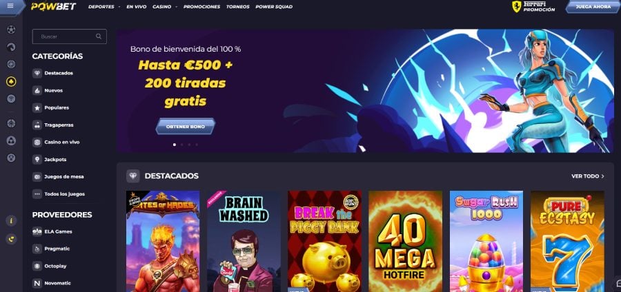 El nuevo casino Powbet