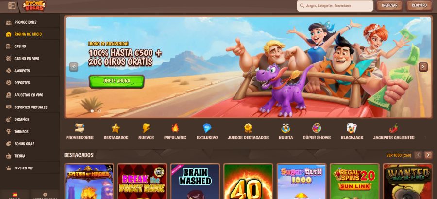 El nuevo casino Stone Vegas