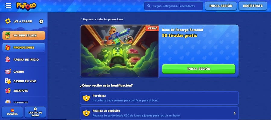 giros gratis pistolo