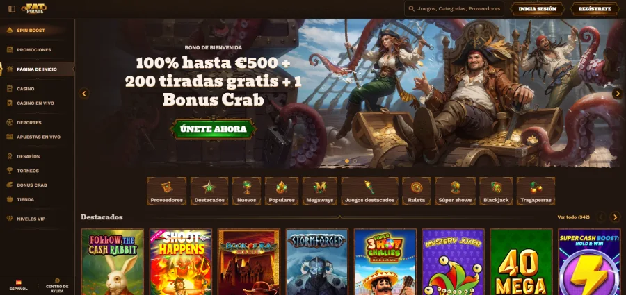 El nueveo casino sin licencia FatPirate