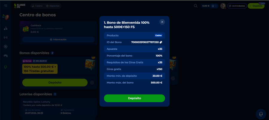 mejores casino online españa billionaire spin