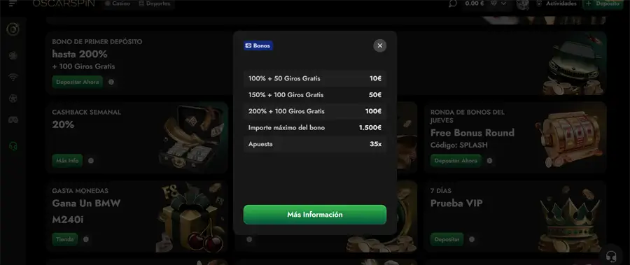 mejores casino online españa oscarspin