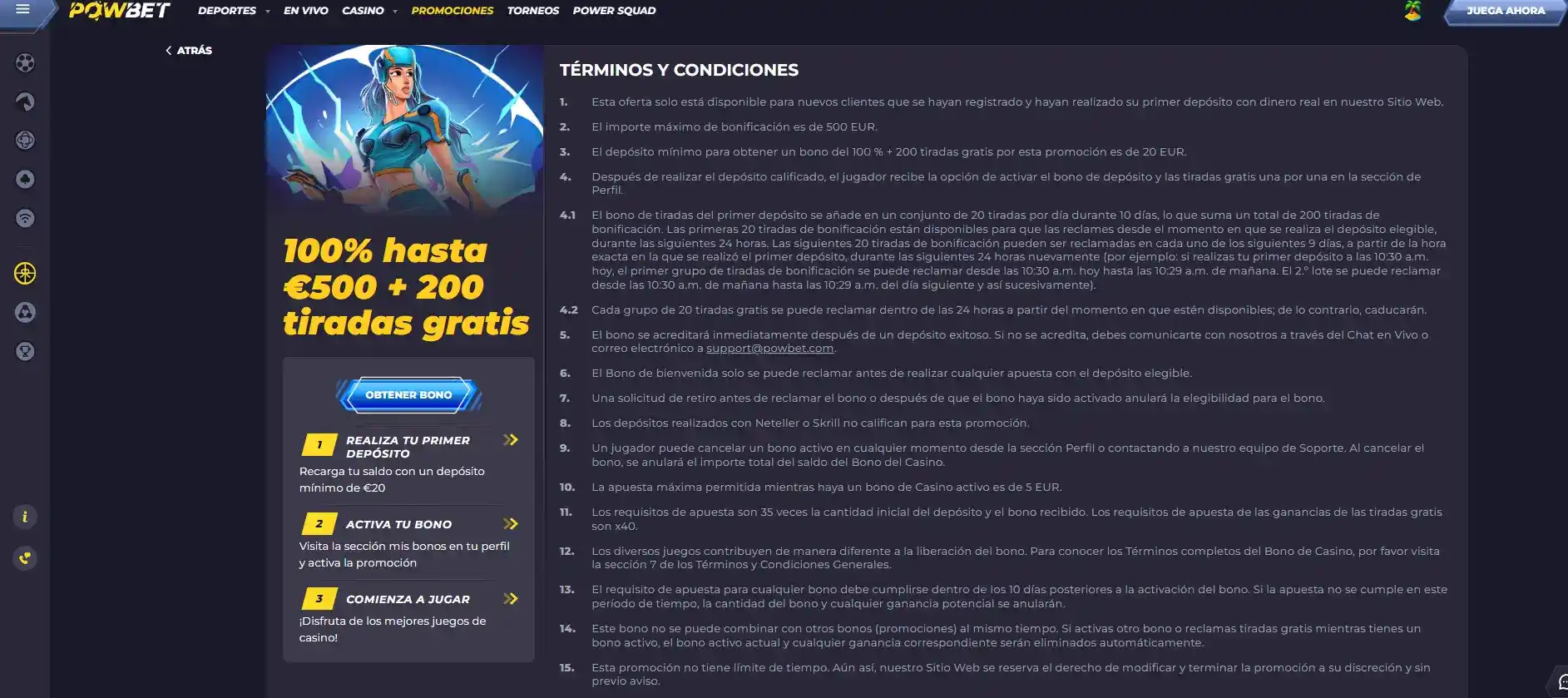 mejores casino online españa powbet