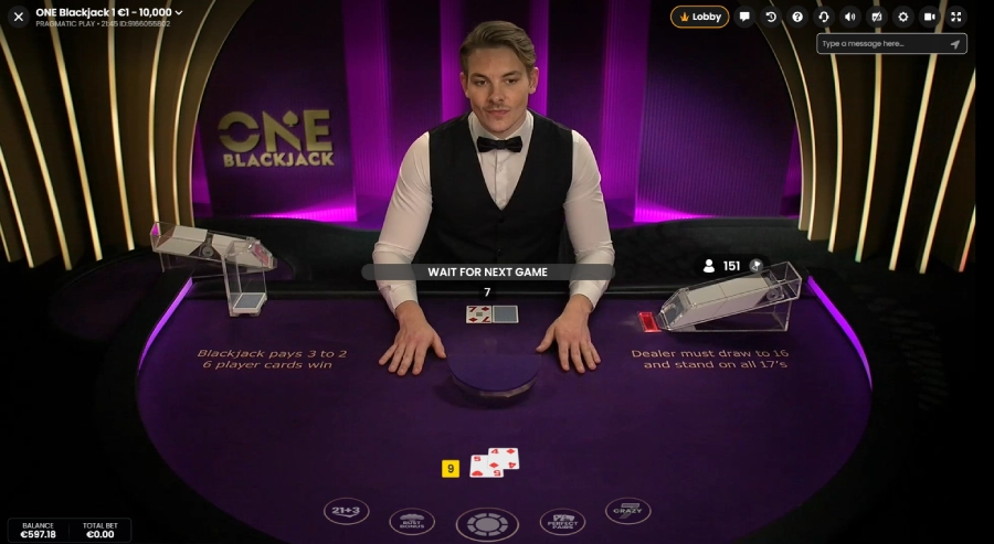 Blackjack en vivo