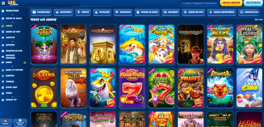 Juegos en SG Casino