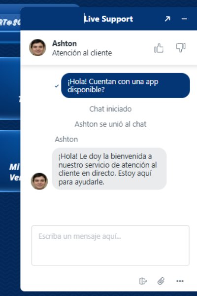 Servicio de atención al cliente en SG Casino
