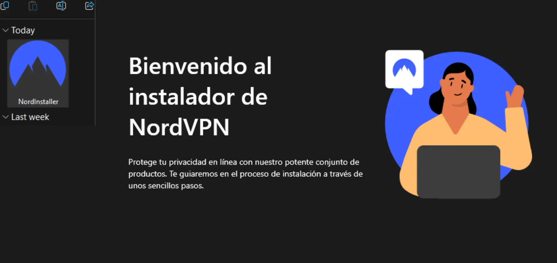 aplicación nordvpn