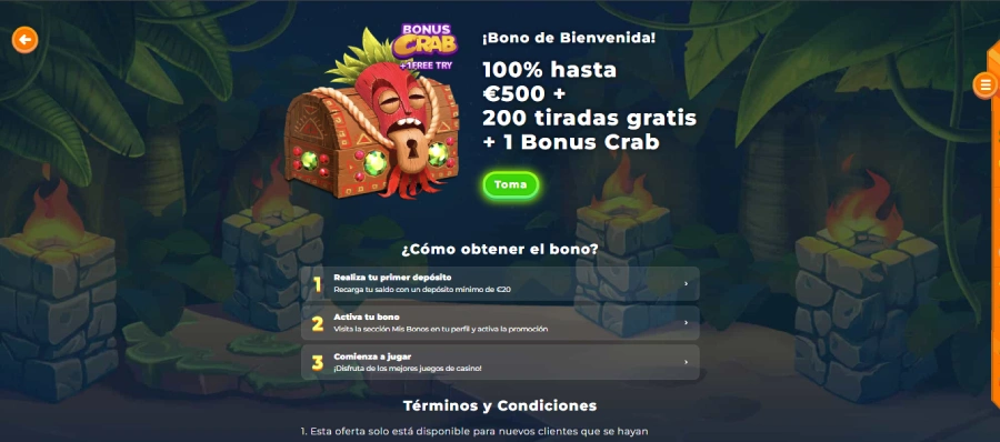 Wazamba bono 10 euros gratis sin depósito