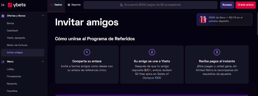 captura de pantalla giros gratis ybets
