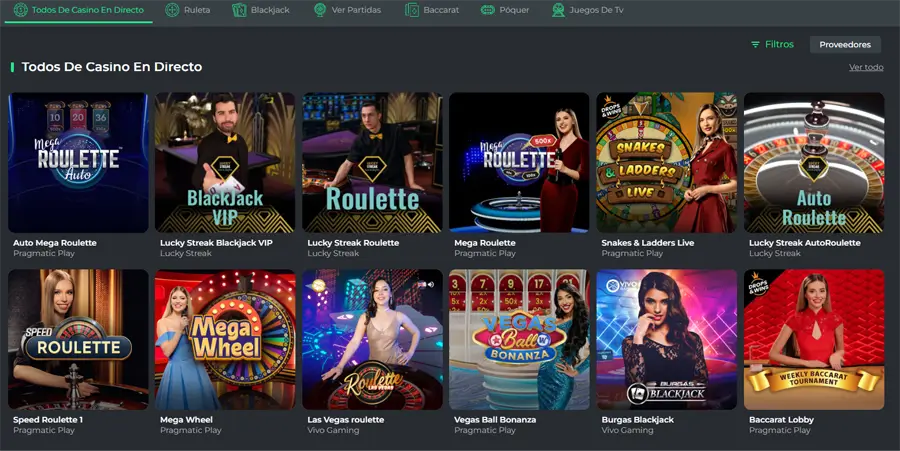 casino en vivo betcollect