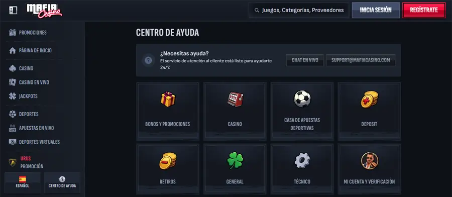 mafia casino no kyc