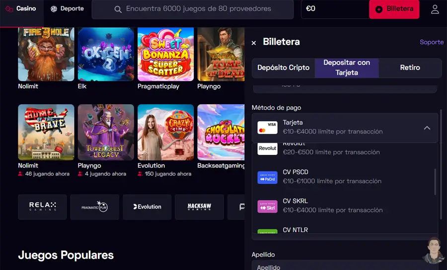 métodos de pago ybets