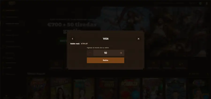 retirar visa