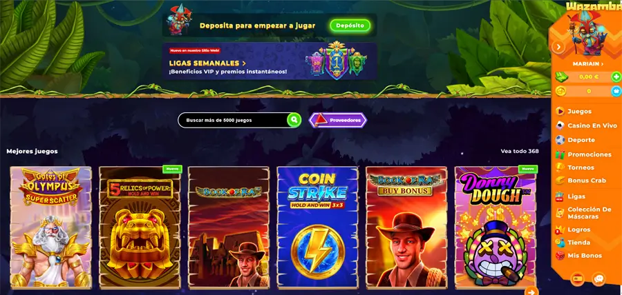 wazamba no kyc