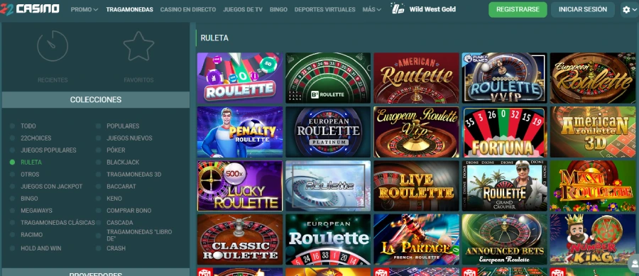 22Casino ruleta neosurf