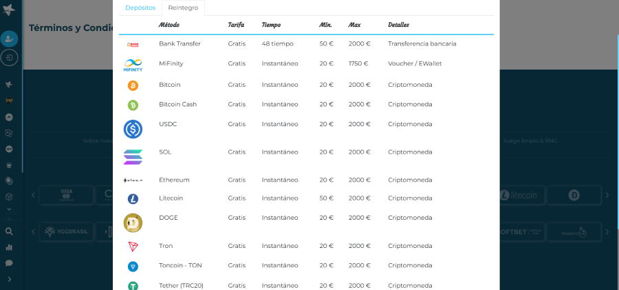 Criptomonedas en Casino Estrella