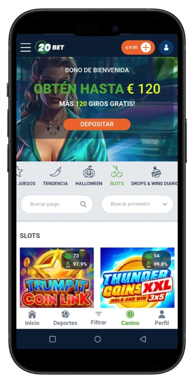 app android 20bet