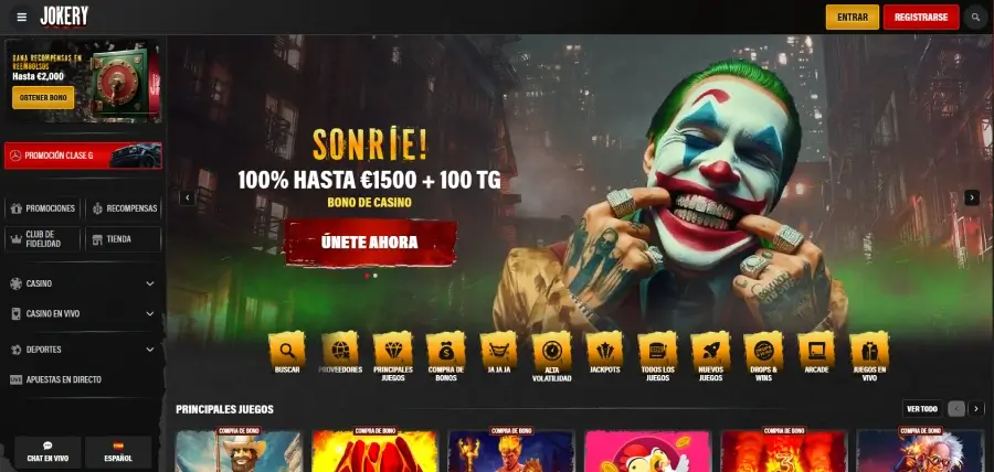 Registrar paso 1 Jokery