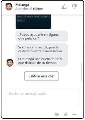 servicio de atencion al cliente Monsterwin 2