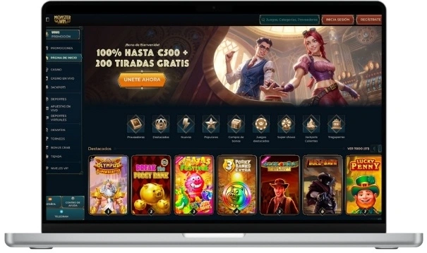 usabilidad de monsterwin