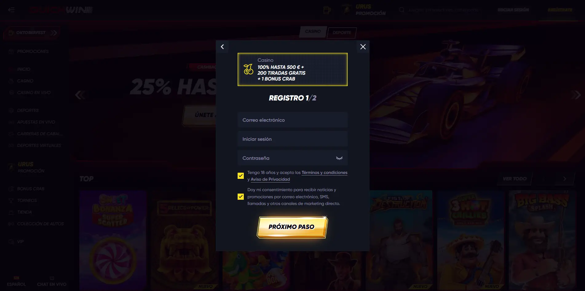 crea cuenta licencia de anjouan
