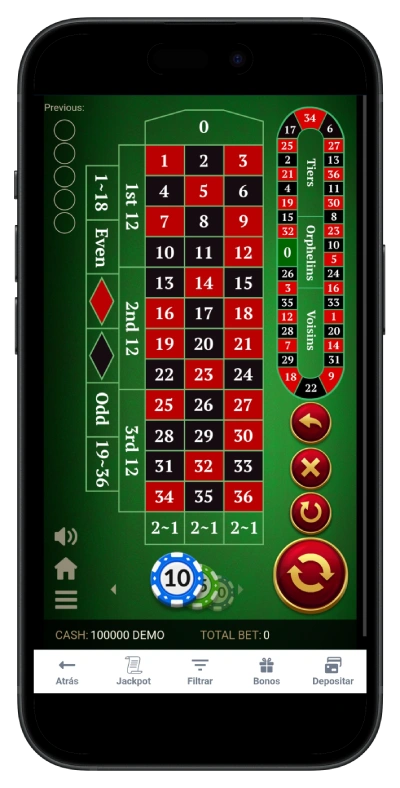 ruleta android casino