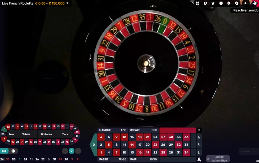 ruleta francesca