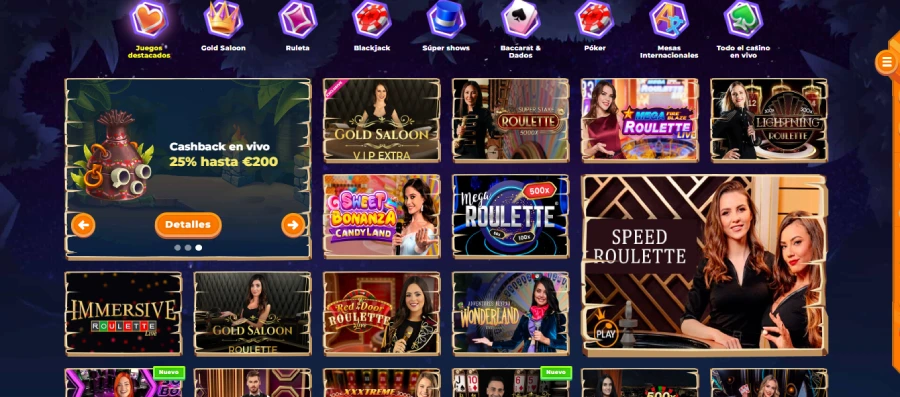 wazamba casino en vivo neosurf