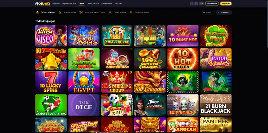 juegos de casino Roibets