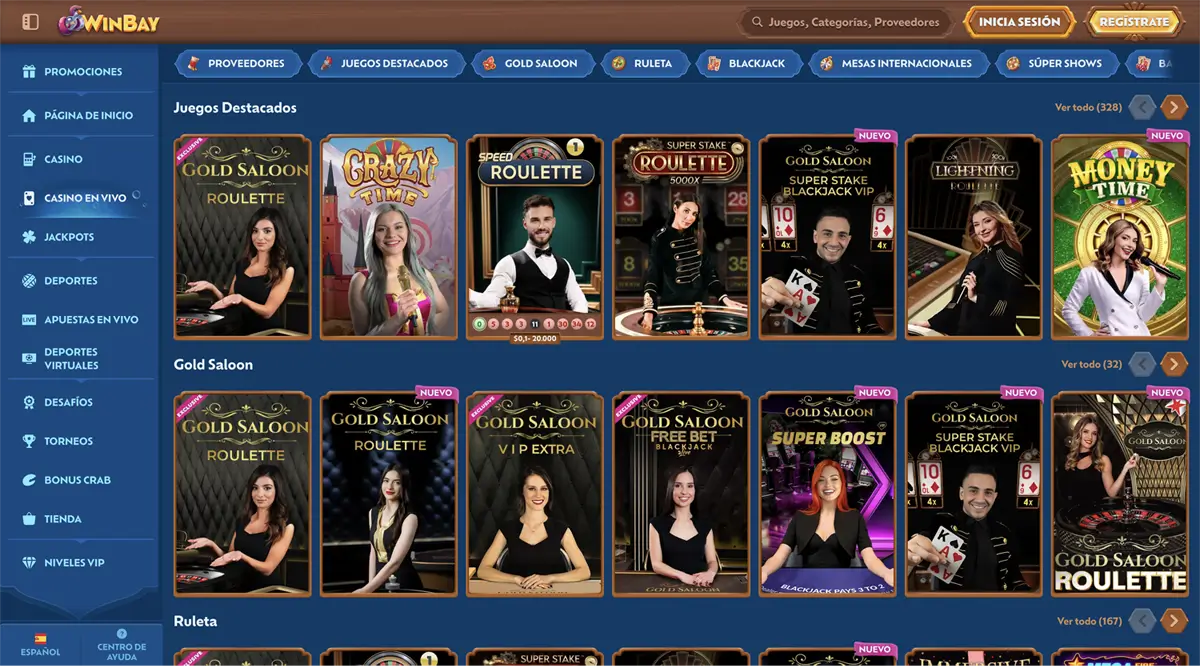 casino en vivo winbay casino