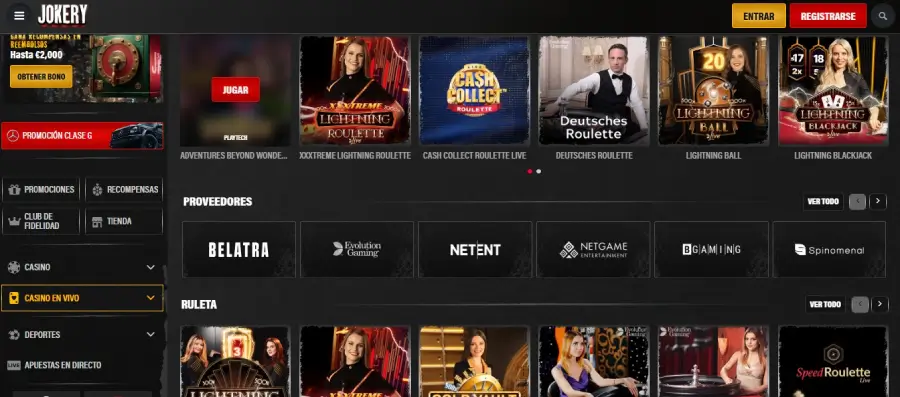 Casino en vivo en 20bet con Ethereum