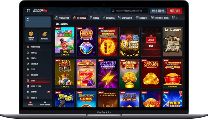 glorion casino en el ordenador