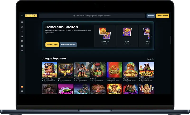usabilidad snatch casino