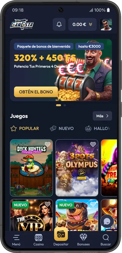 móvil gangsta casino