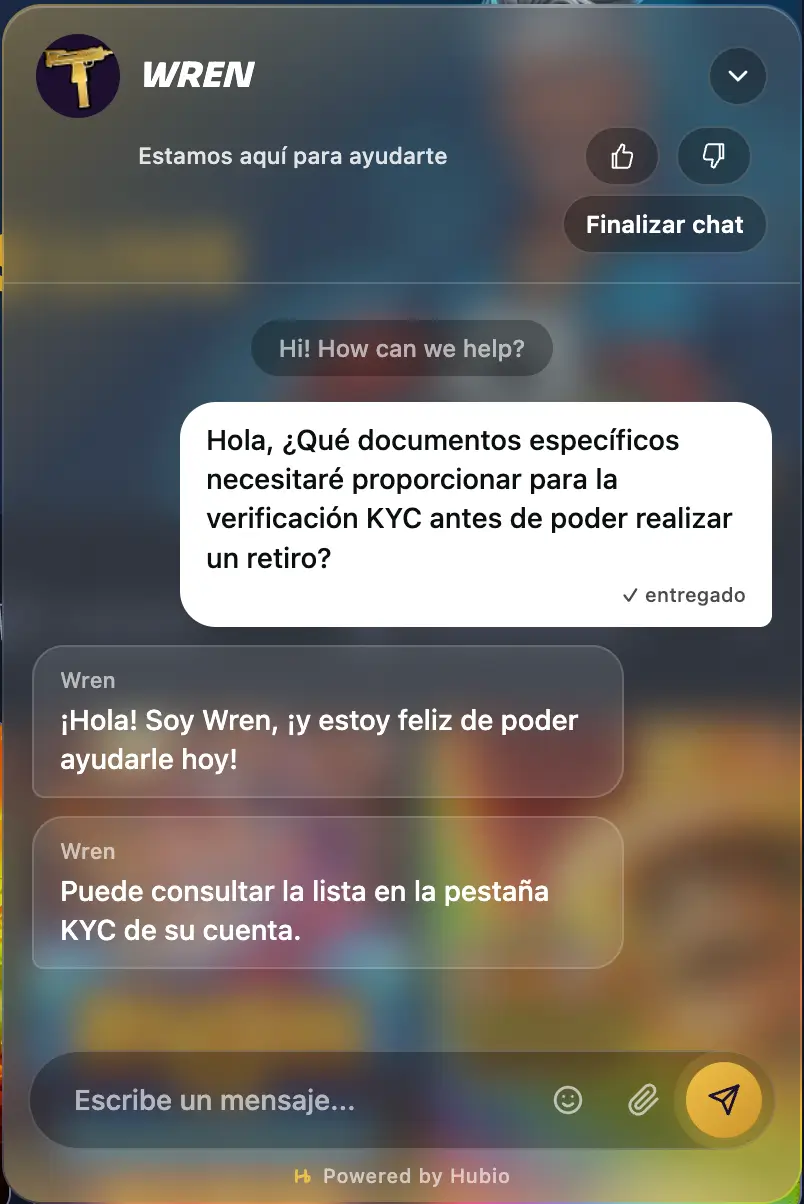 servicio cliente gangsta casino